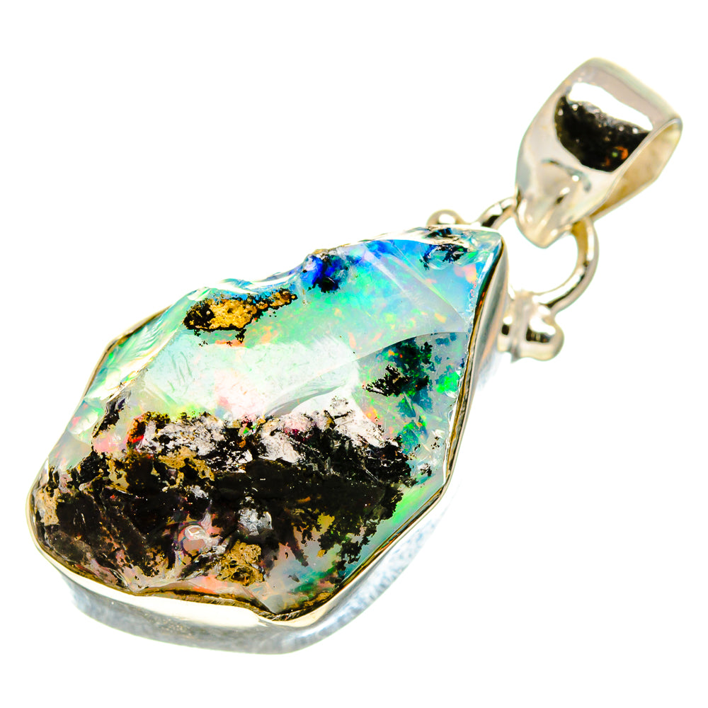 Ethiopian Opal Pendants handcrafted by Ana Silver Co - PD755098