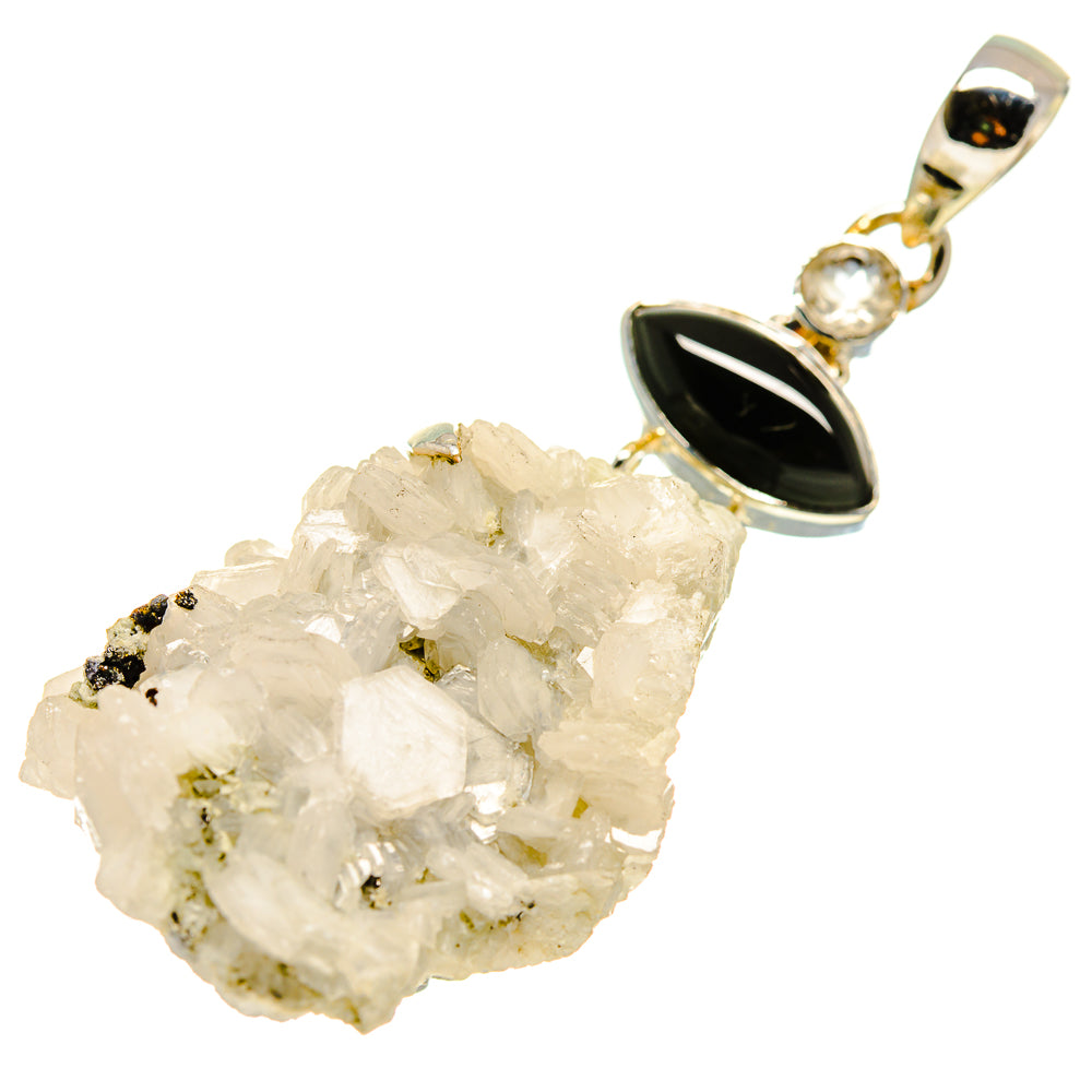 Rainbow Moonstone Crystal Pendants handcrafted by Ana Silver Co - PD755108