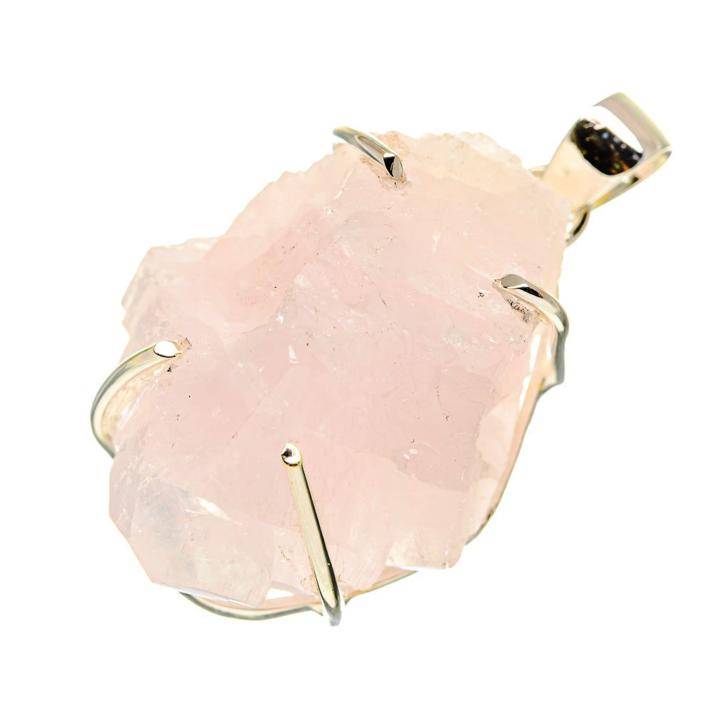Rose Quartz Pendants handcrafted by Ana Silver Co - PD755110