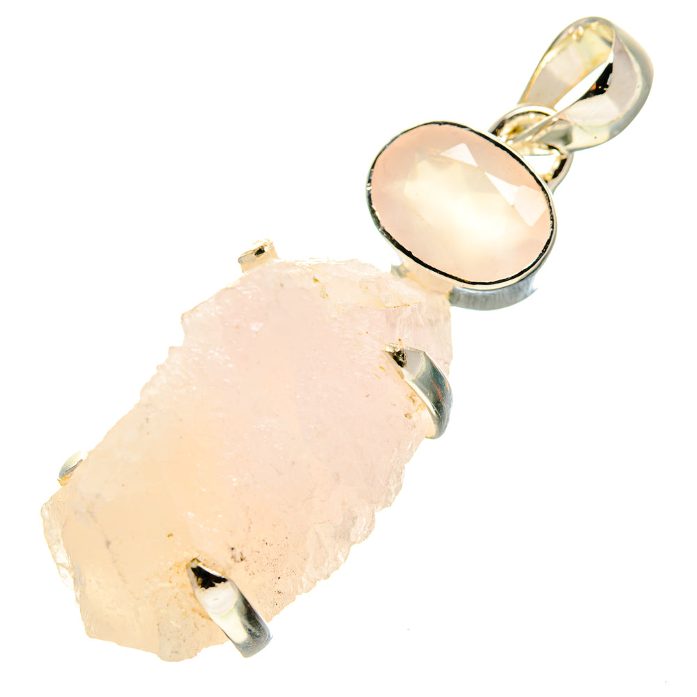 Rose Quartz Pendants handcrafted by Ana Silver Co - PD755112