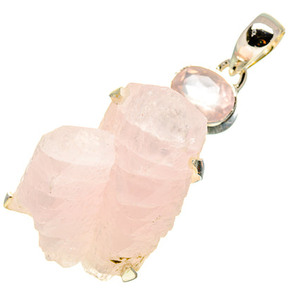 Rose Quartz Pendants handcrafted by Ana Silver Co - PD755114