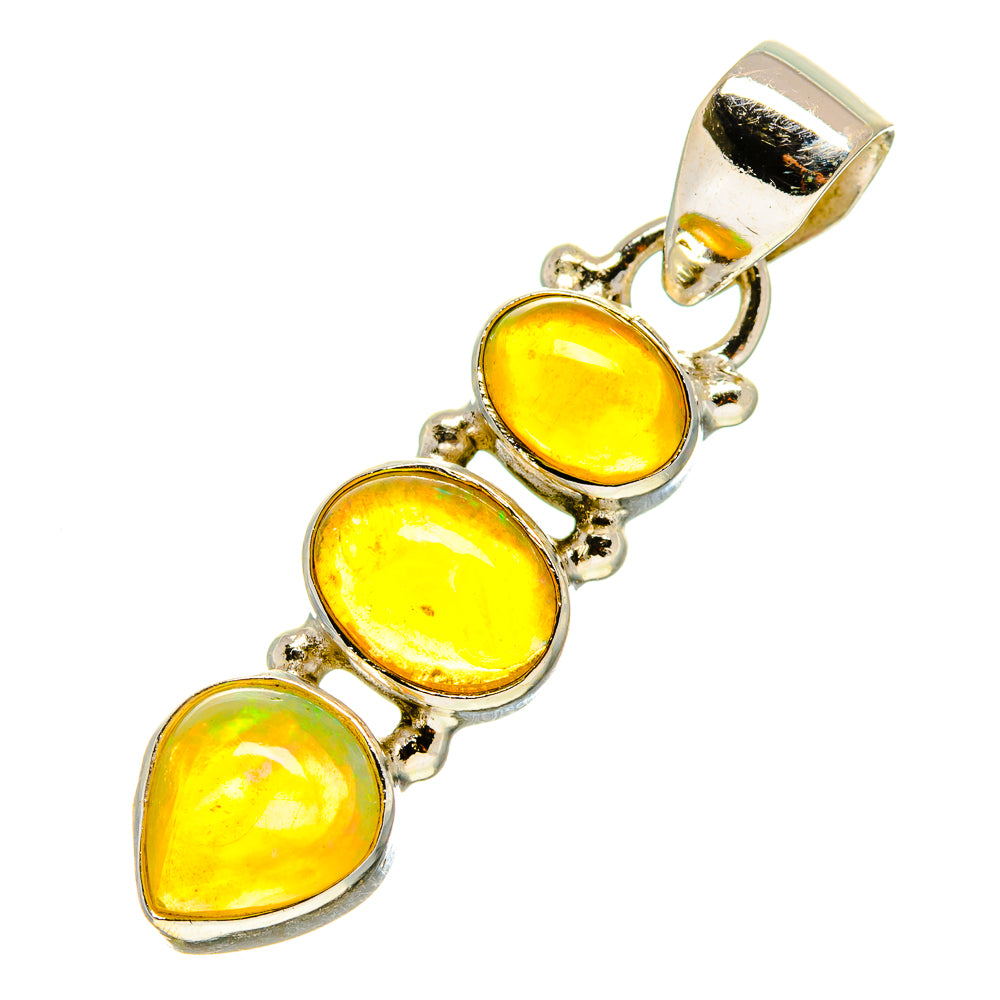 Ethiopian Opal Pendants handcrafted by Ana Silver Co - PD755144