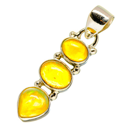 Ethiopian Opal Pendants handcrafted by Ana Silver Co - PD755144