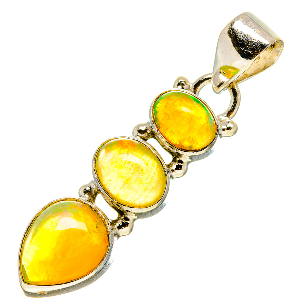 Ethiopian Opal Pendants handcrafted by Ana Silver Co - PD755147