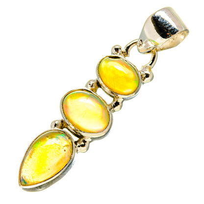 Ethiopian Opal Pendants handcrafted by Ana Silver Co - PD755148