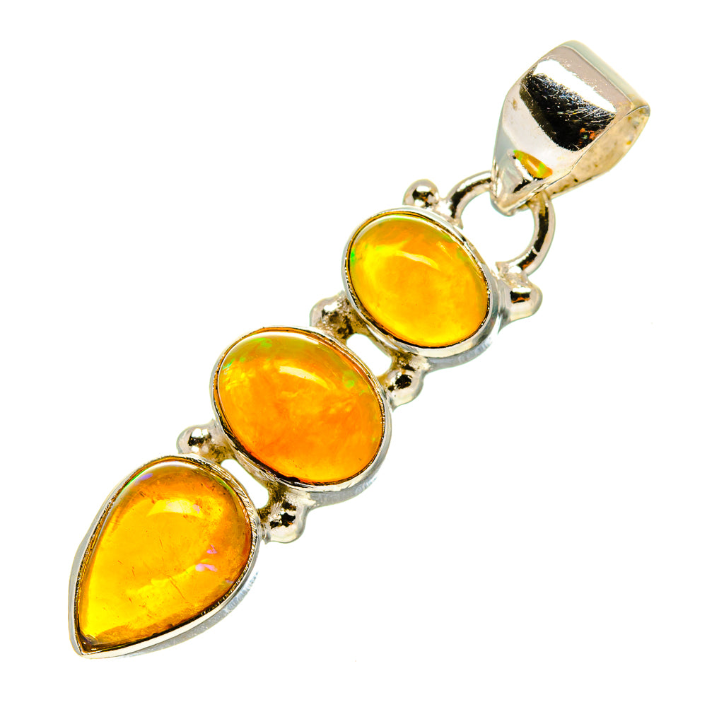 Ethiopian Opal Pendants handcrafted by Ana Silver Co - PD755162