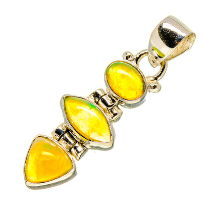 Ethiopian Opal Pendants handcrafted by Ana Silver Co - PD755163