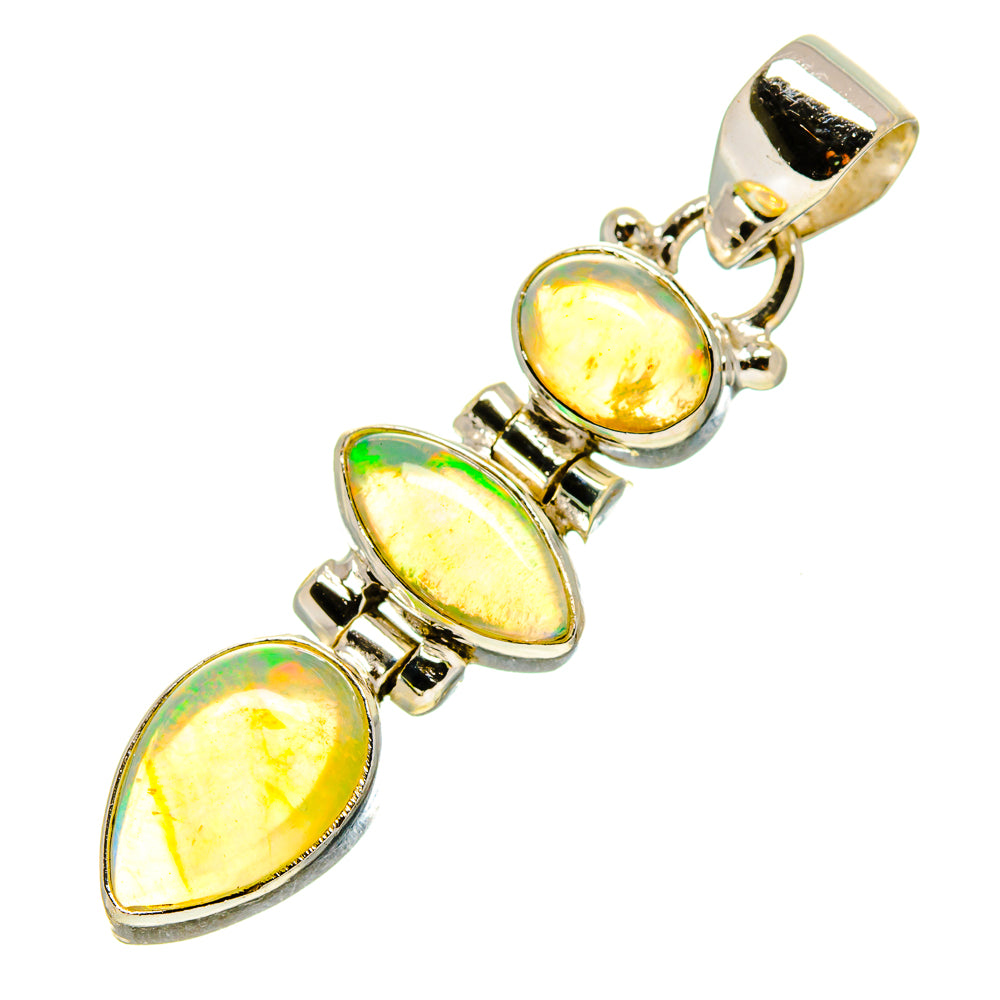 Ethiopian Opal Pendants handcrafted by Ana Silver Co - PD755164