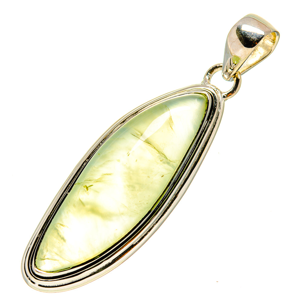 Prehnite Pendants handcrafted by Ana Silver Co - PD755166