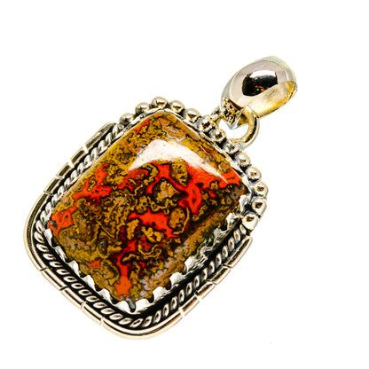 Moroccan Agate Pendants handcrafted by Ana Silver Co - PD755175