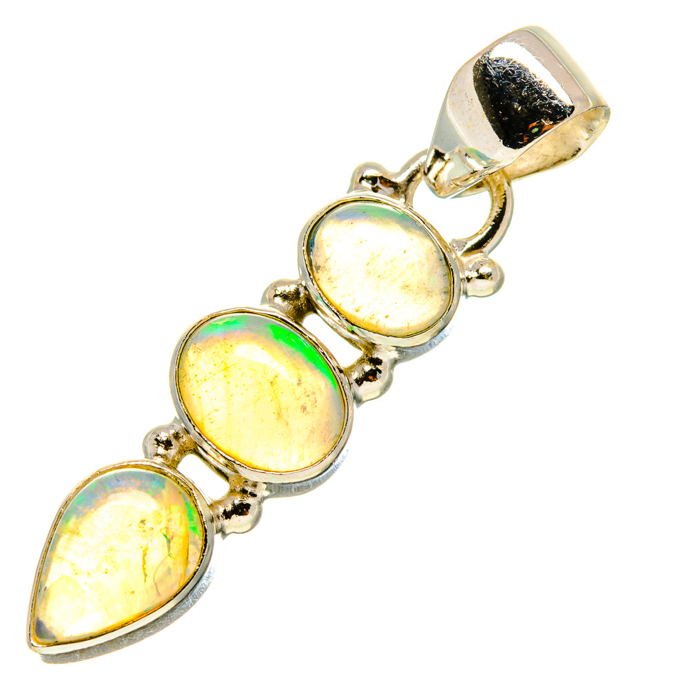 Ethiopian Opal Pendants handcrafted by Ana Silver Co - PD755178