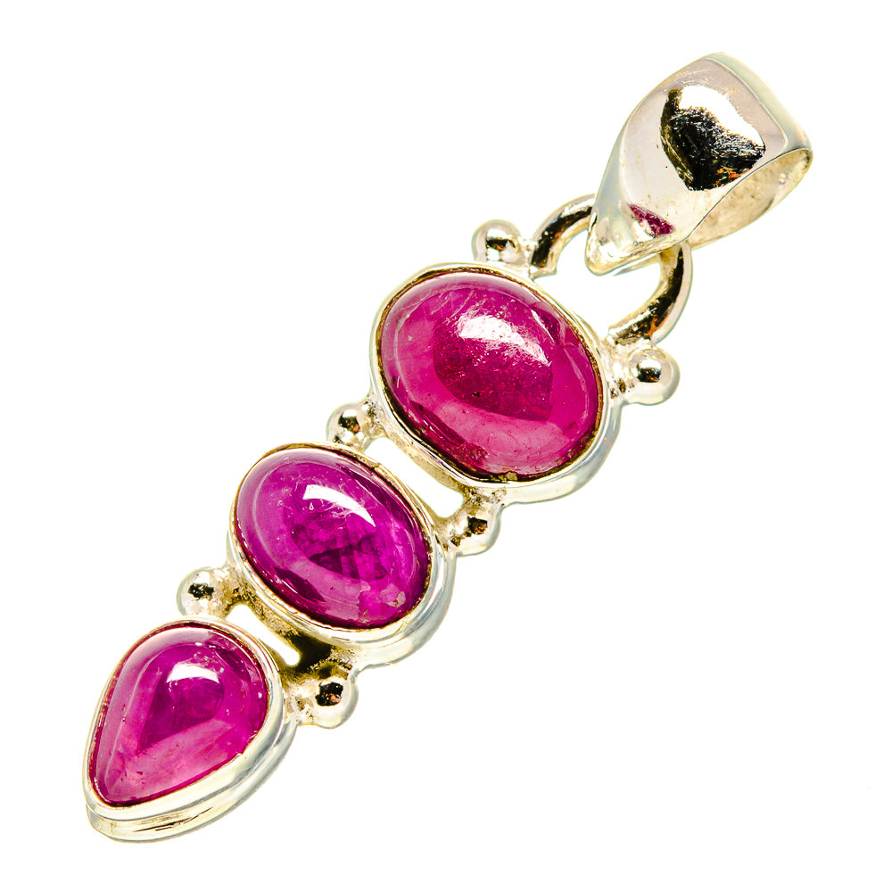 Pink Tourmaline Pendants handcrafted by Ana Silver Co - PD755180