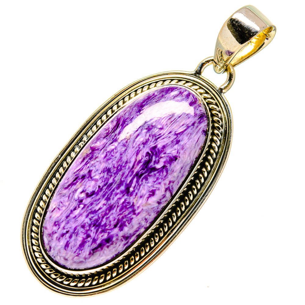 Charoite Pendants handcrafted by Ana Silver Co - PD755193