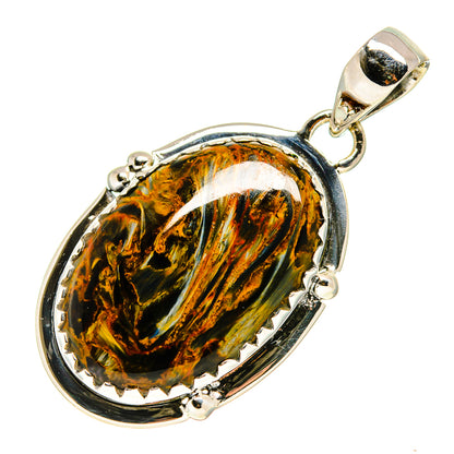 Golden Pietersite Pendants handcrafted by Ana Silver Co - PD755225