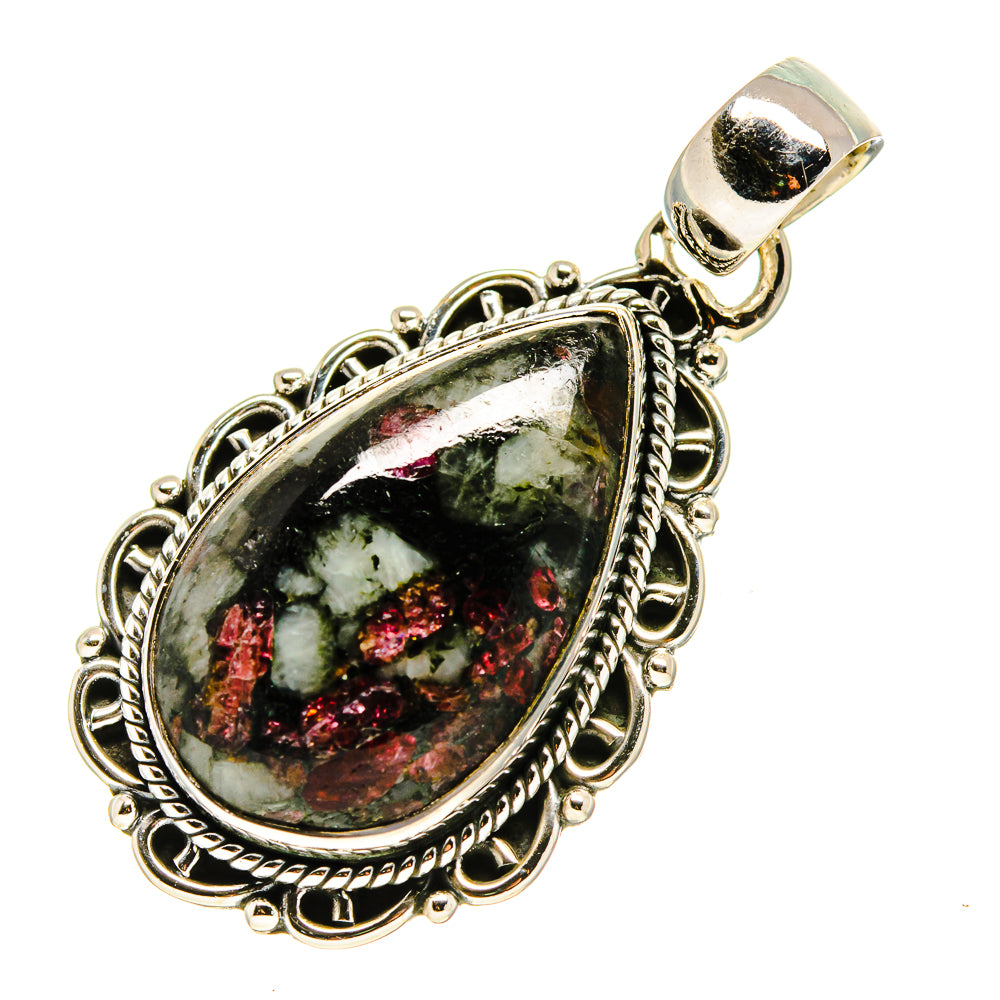 Russian Eudialyte Pendants handcrafted by Ana Silver Co - PD755241