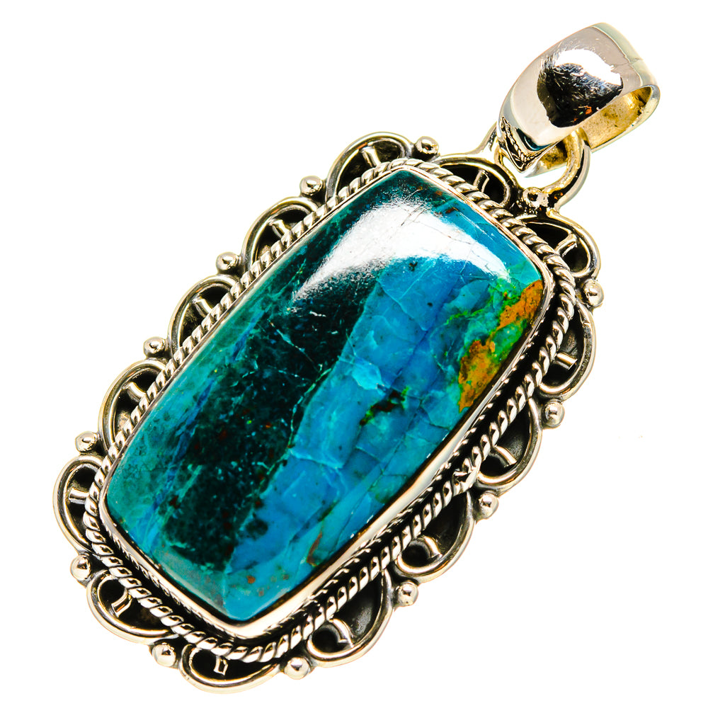 Chrysocolla Pendants handcrafted by Ana Silver Co - PD755245