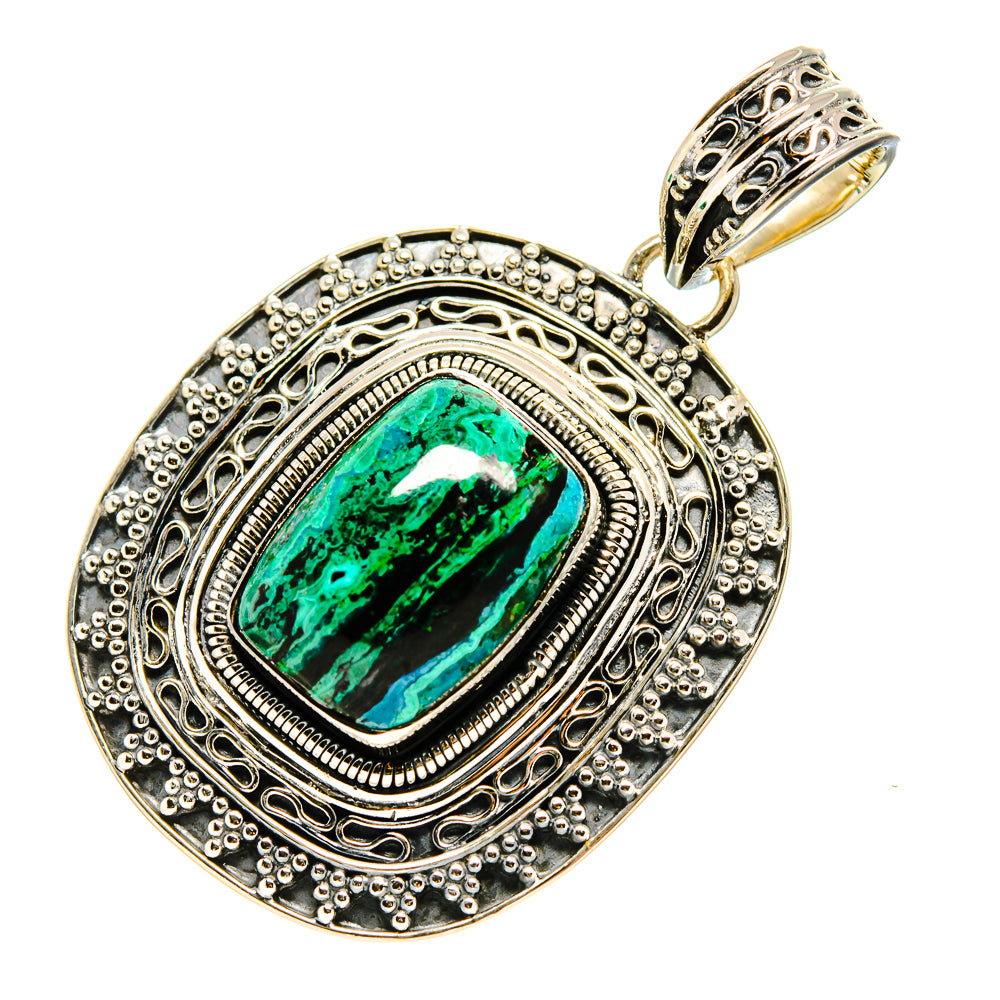 Chrysocolla Pendants handcrafted by Ana Silver Co - PD755251