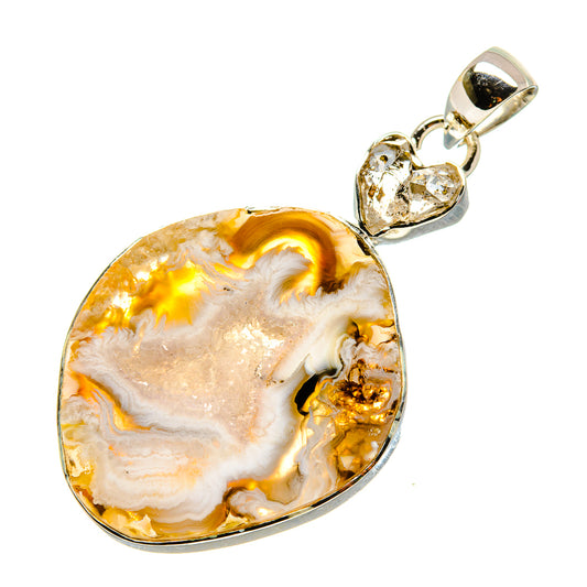 Occo Geode Slice Pendants handcrafted by Ana Silver Co - PD755260