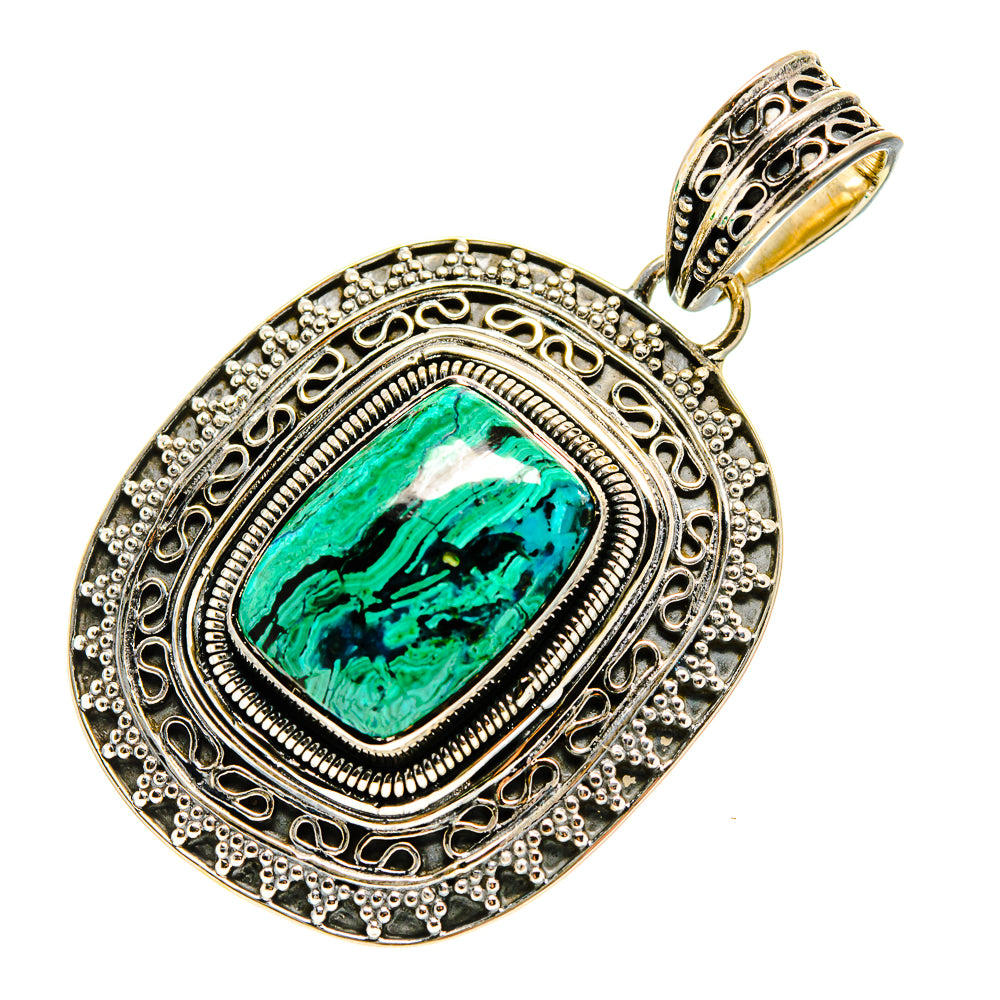 Chrysocolla Pendants handcrafted by Ana Silver Co - PD755261
