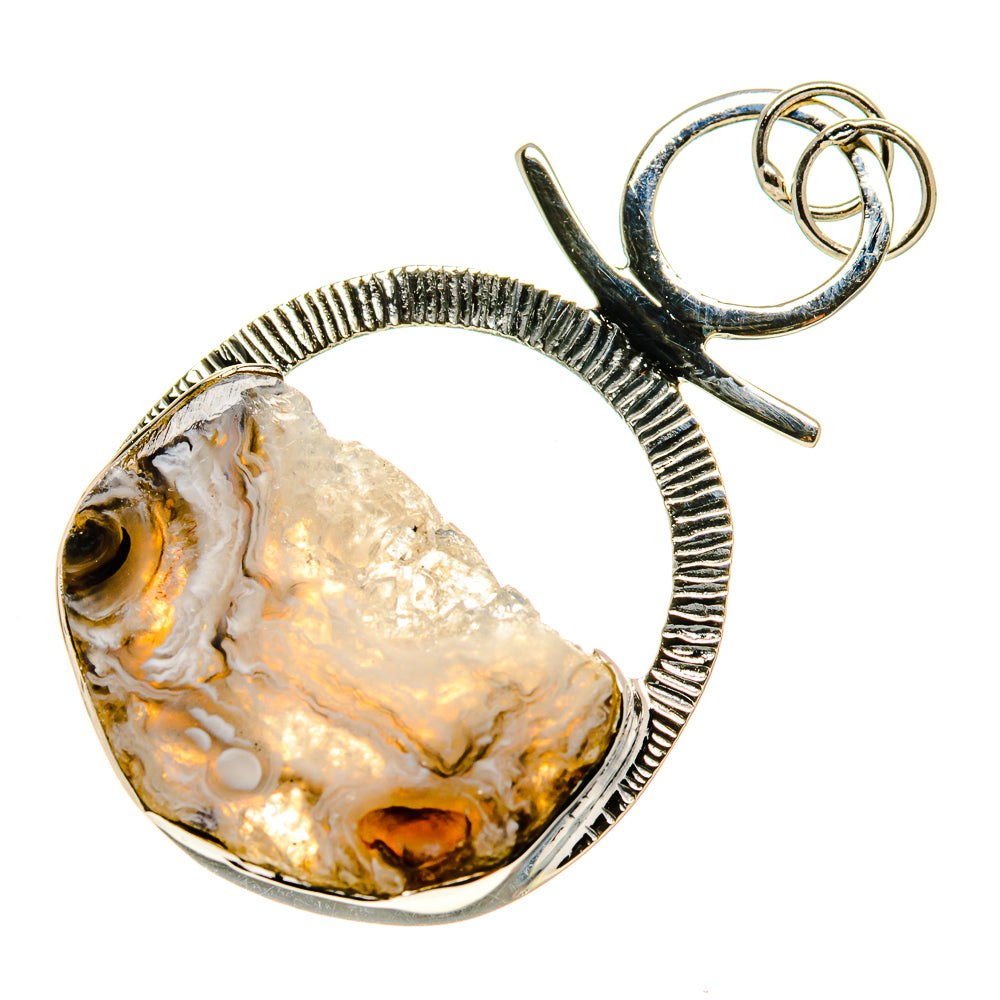 Occo Geode Slice Pendants handcrafted by Ana Silver Co - PD755264