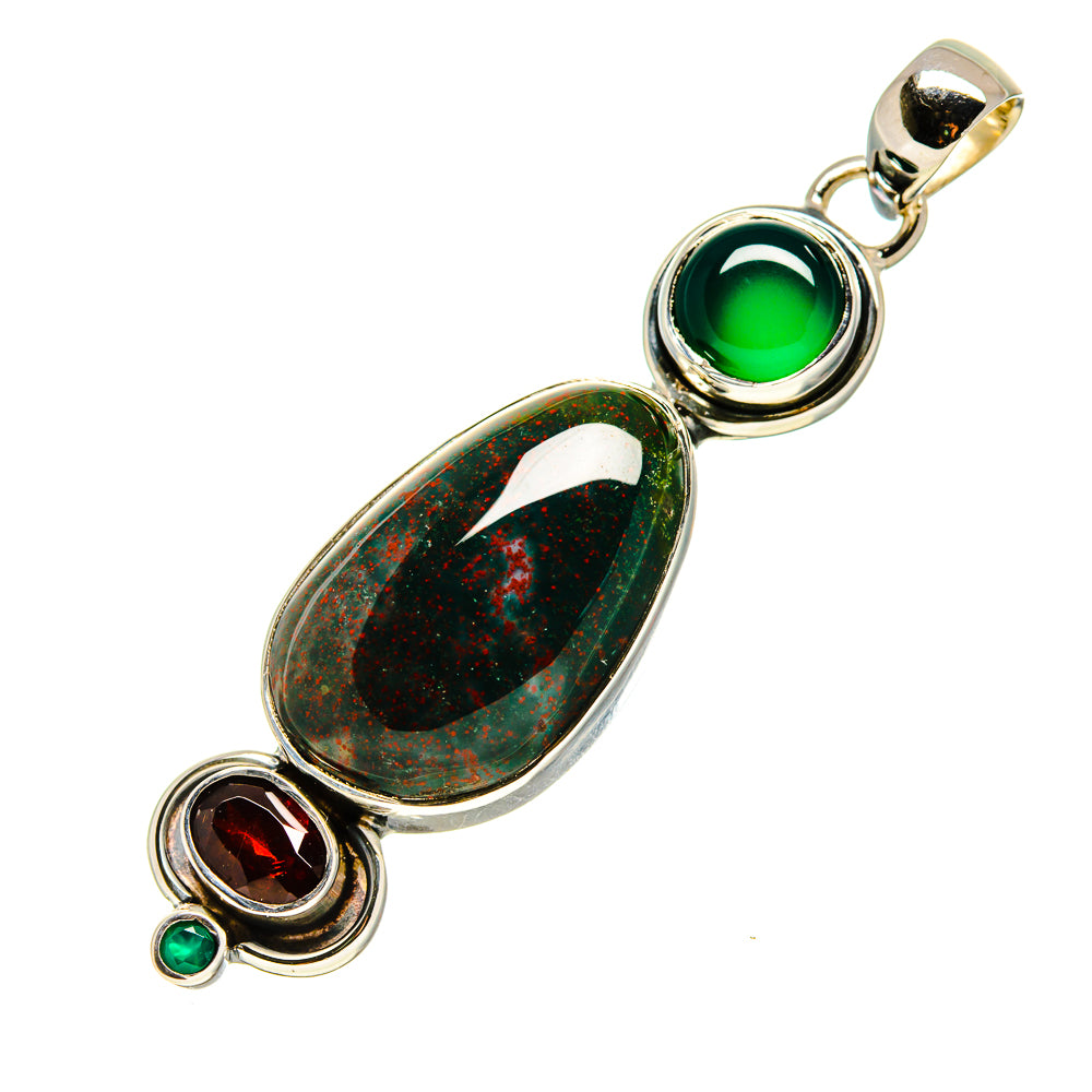 Bloodstone Pendants handcrafted by Ana Silver Co - PD755266