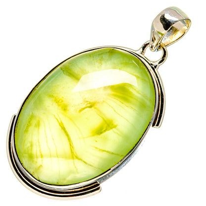 Prehnite Pendants handcrafted by Ana Silver Co - PD755290