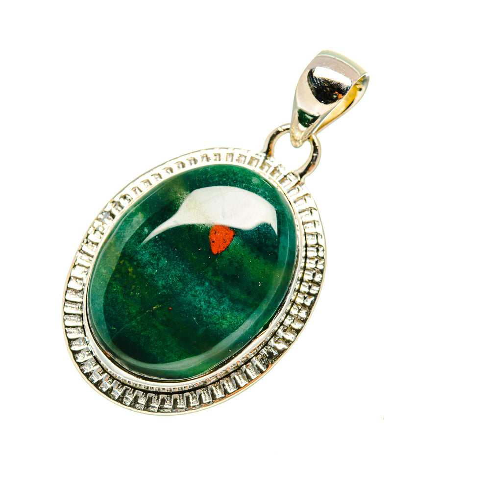 Bloodstone Pendants handcrafted by Ana Silver Co - PD7553