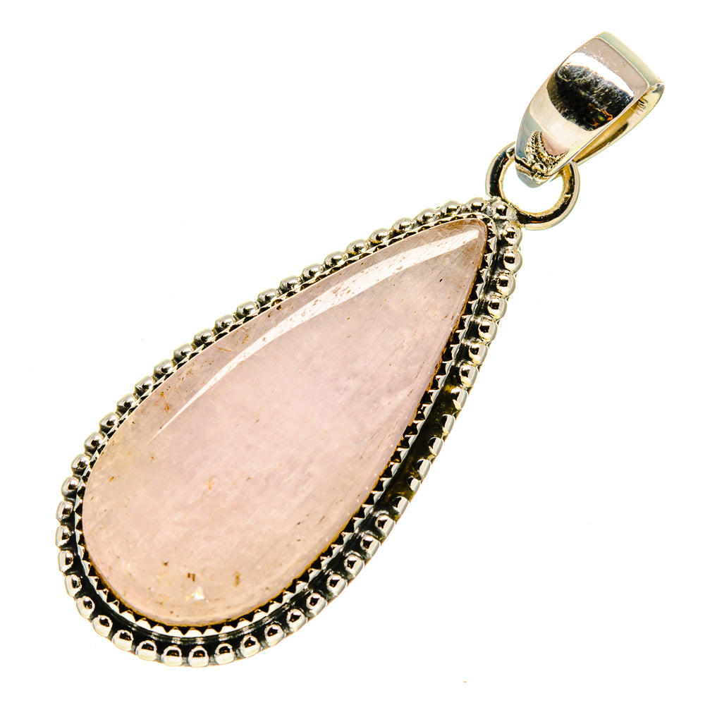 Rose Quartz Pendants handcrafted by Ana Silver Co - PD755309