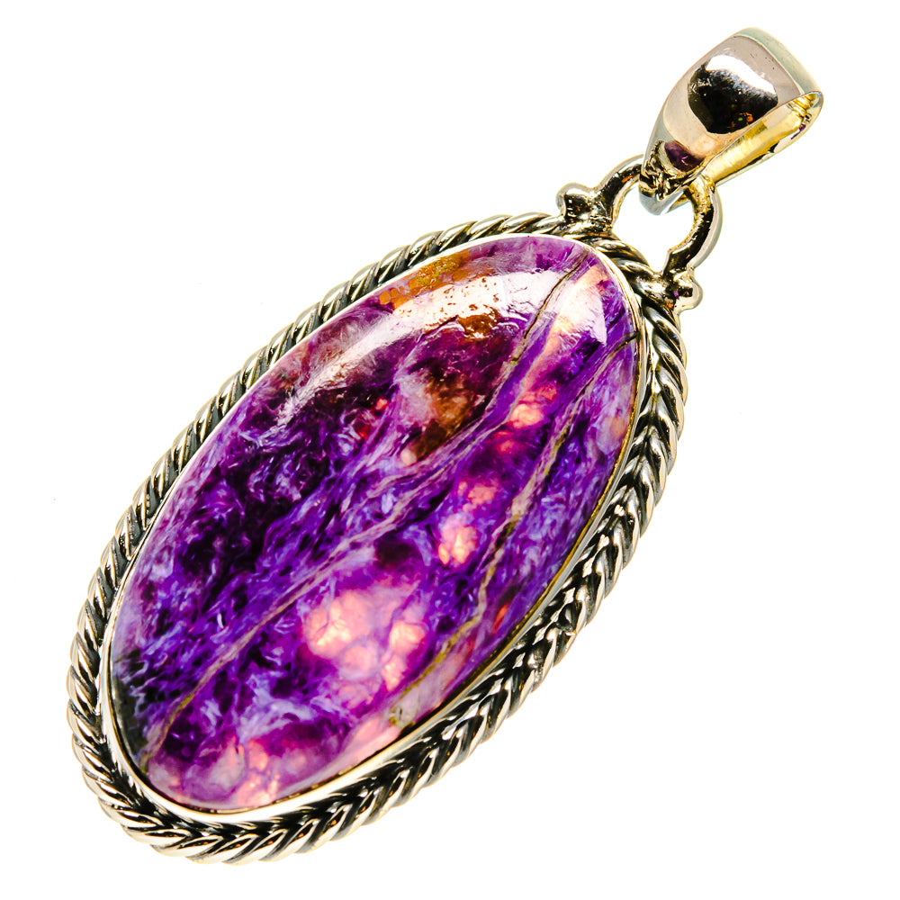 Charoite Pendants handcrafted by Ana Silver Co - PD755317