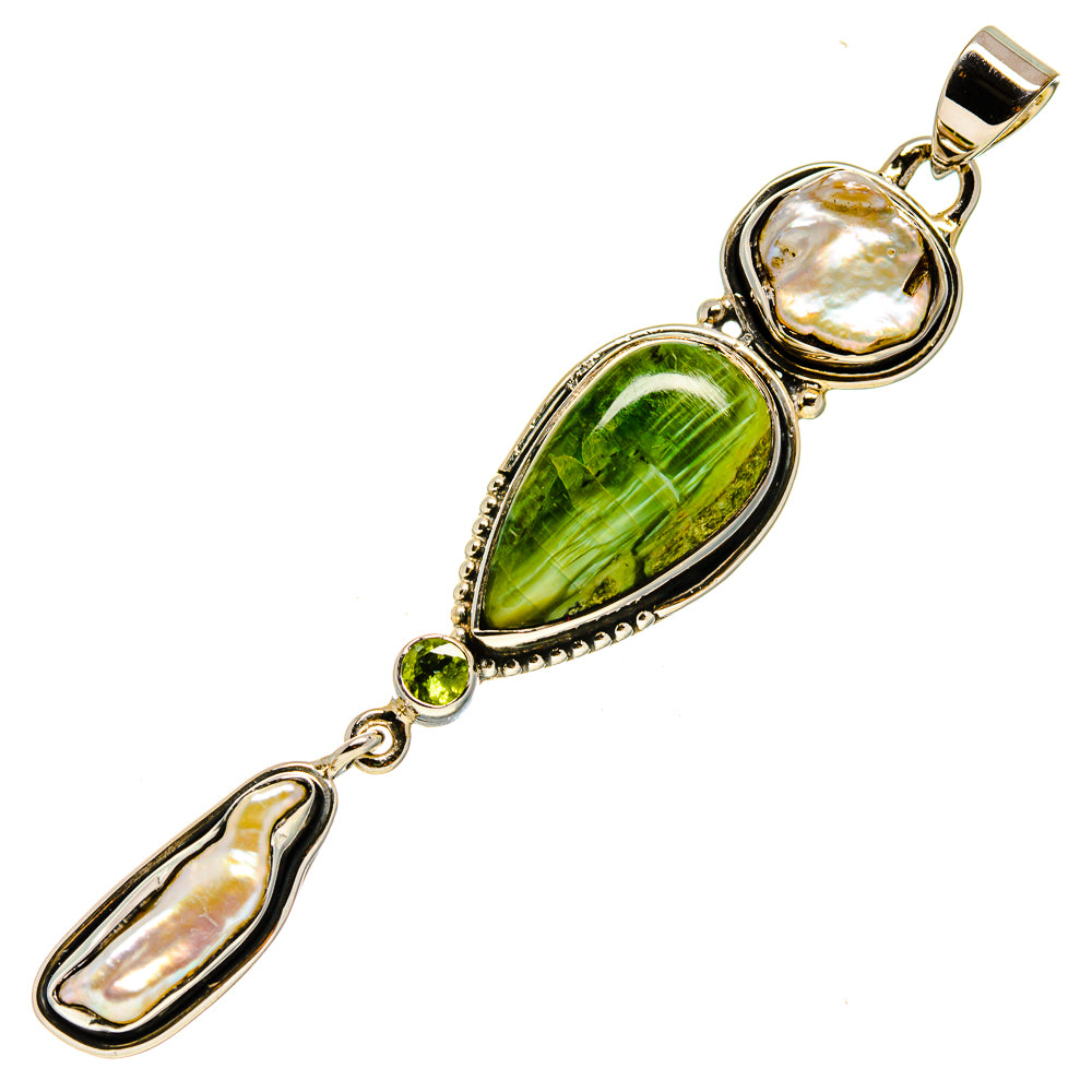 Rainforest Jasper Pendants handcrafted by Ana Silver Co - PD755333