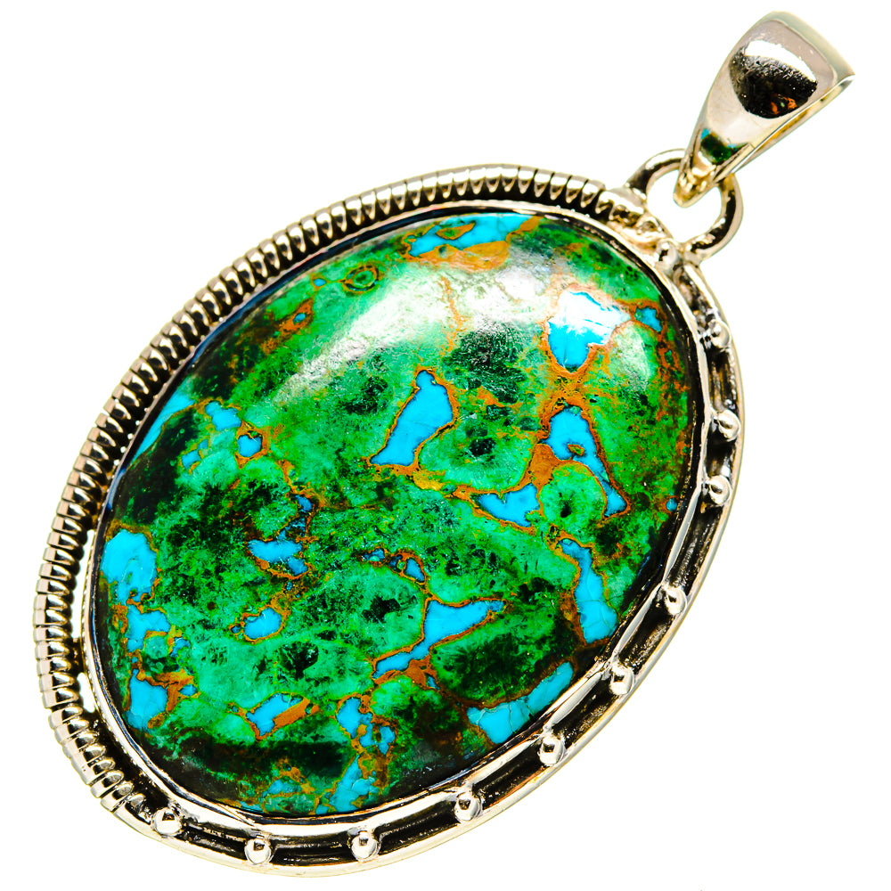 Chrysocolla Pendants handcrafted by Ana Silver Co - PD755337