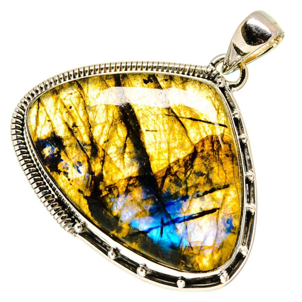Labradorite Pendants handcrafted by Ana Silver Co - PD755347