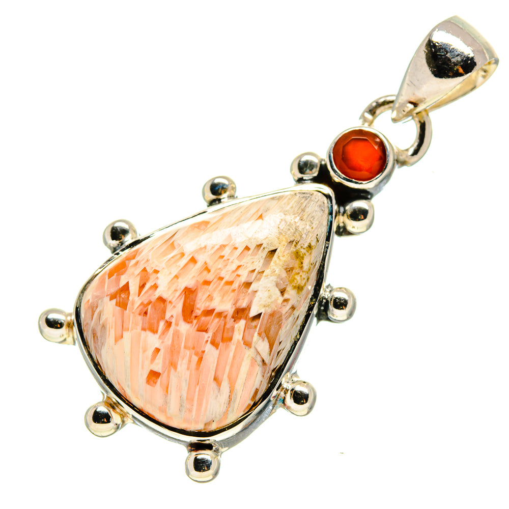 Scolecite Pendants handcrafted by Ana Silver Co - PD755370