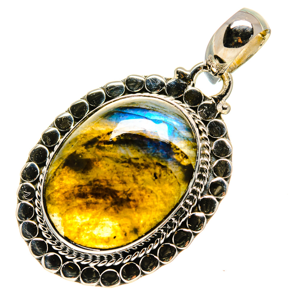 Labradorite Pendants handcrafted by Ana Silver Co - PD755374