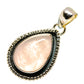 Rose Quartz Pendants handcrafted by Ana Silver Co - PD755378