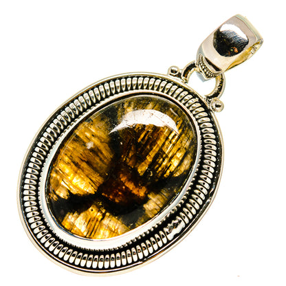 Chiastolite Pendants handcrafted by Ana Silver Co - PD755386 - Photo 2