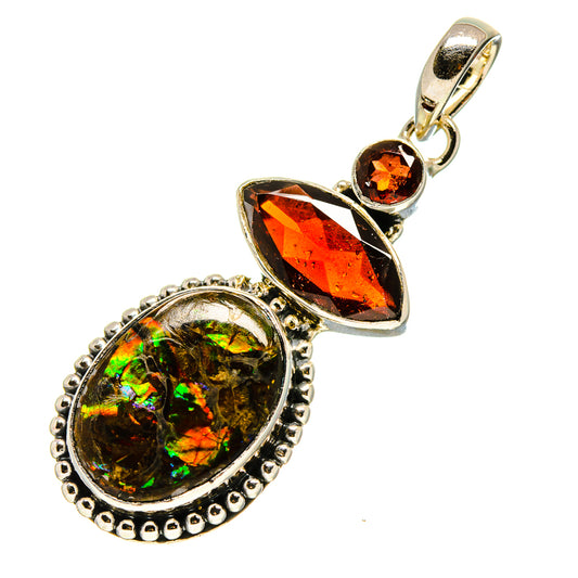 Ammolite Pendants handcrafted by Ana Silver Co - PD755407