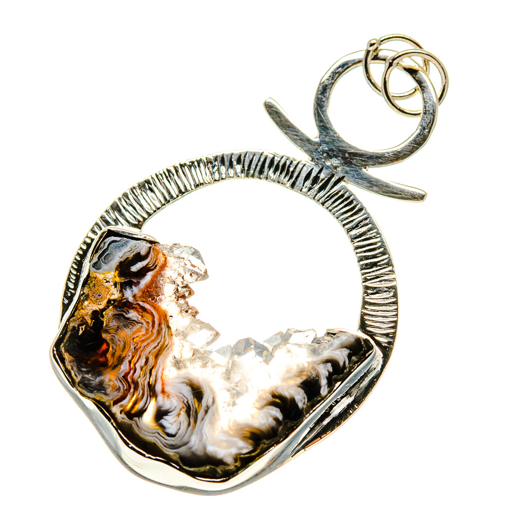 Occo Geode Slice Pendants handcrafted by Ana Silver Co - PD755411