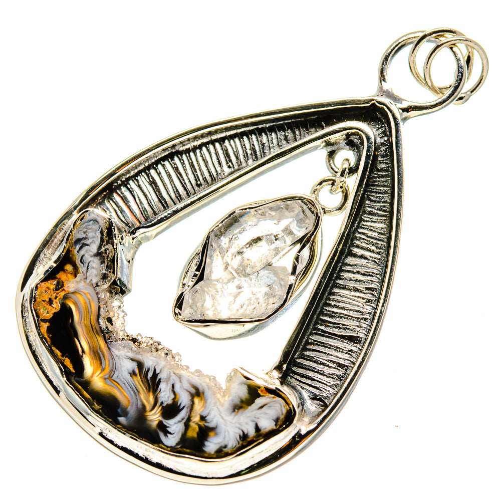Occo Geode Slice Pendants handcrafted by Ana Silver Co - PD755416