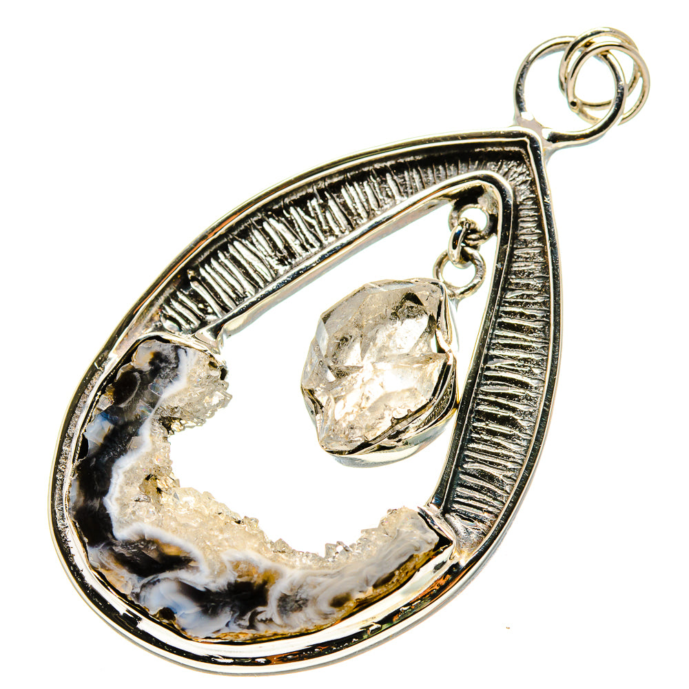 Occo Geode Slice Pendants handcrafted by Ana Silver Co - PD755417
