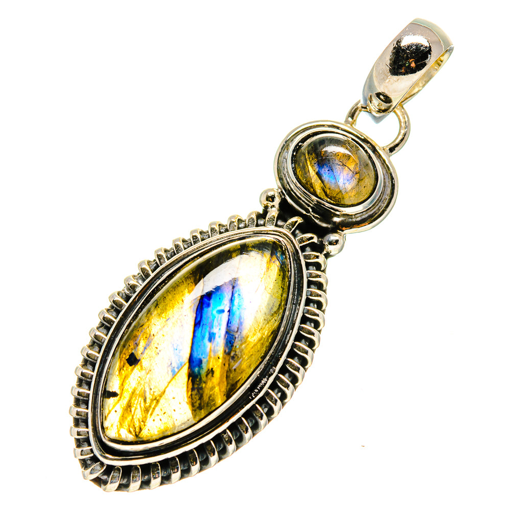 Labradorite Pendants handcrafted by Ana Silver Co - PD755418