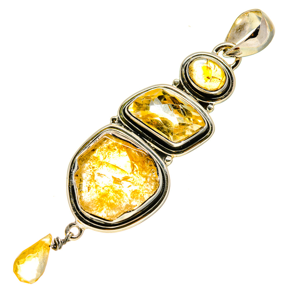 Citrine Pendants handcrafted by Ana Silver Co - PD755424