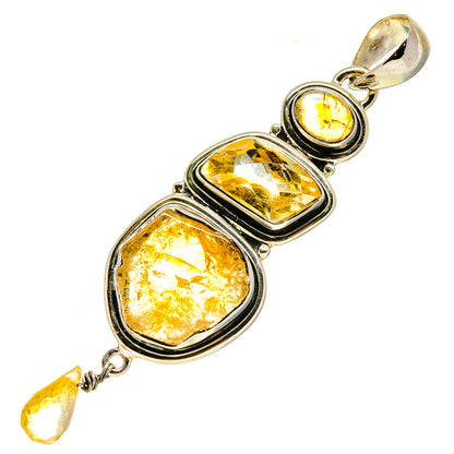 Citrine Pendants handcrafted by Ana Silver Co - PD755424