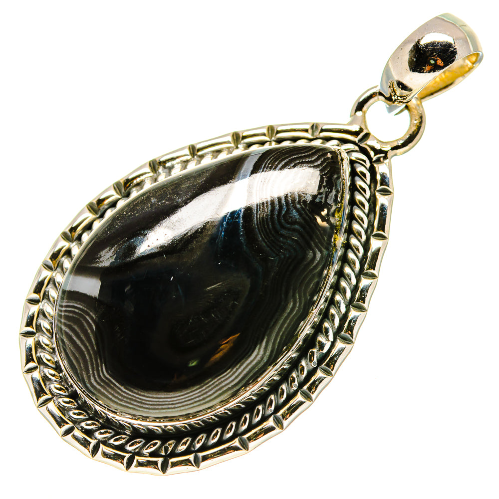 Psilomelane Pendants handcrafted by Ana Silver Co - PD755437