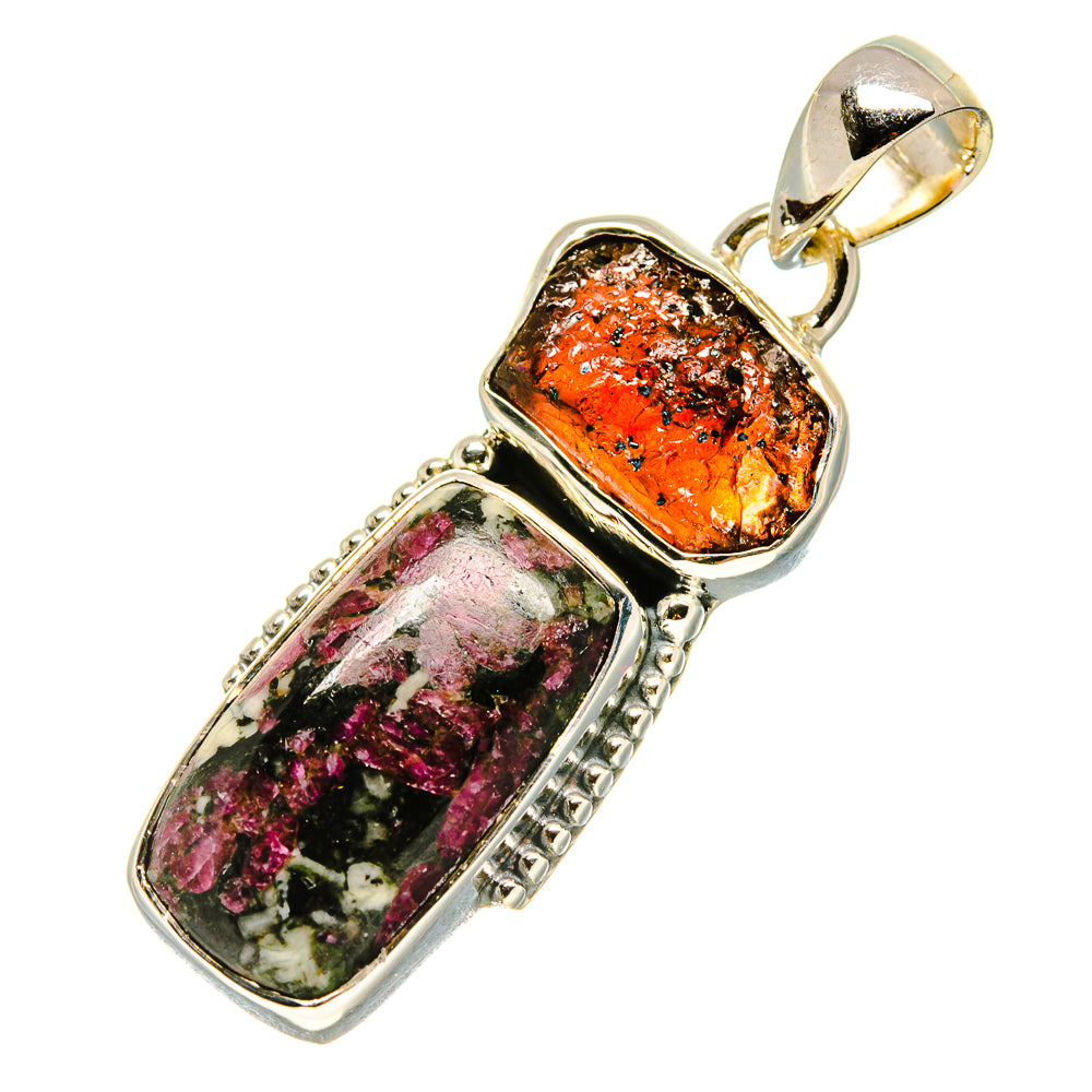 Russian Eudialyte Pendants handcrafted by Ana Silver Co - PD755470