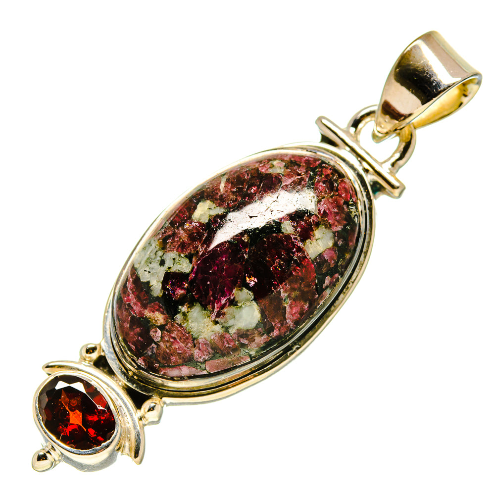 Russian Eudialyte Pendants handcrafted by Ana Silver Co - PD755479