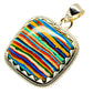 Rainbow Calsilica Pendants handcrafted by Ana Silver Co - PD755483