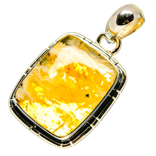 Plume Agate Pendants handcrafted by Ana Silver Co - PD755484