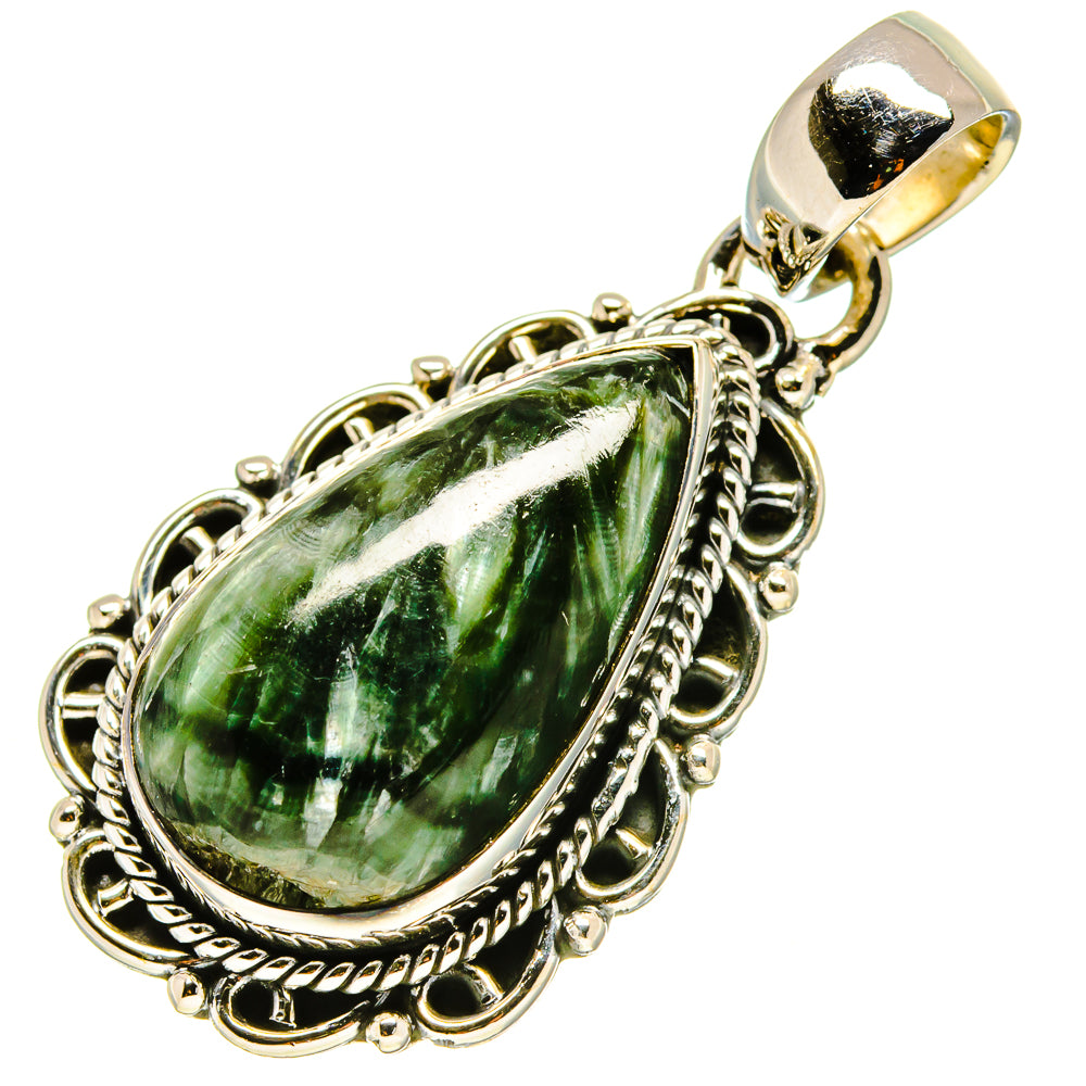 Seraphinite Pendants handcrafted by Ana Silver Co - PD755502