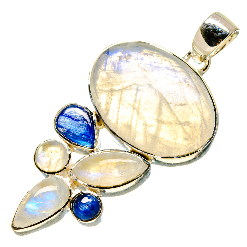 Rainbow Moonstone Pendants handcrafted by Ana Silver Co - PD755512